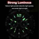 POEDAGAR Luxury Sport Chronograph